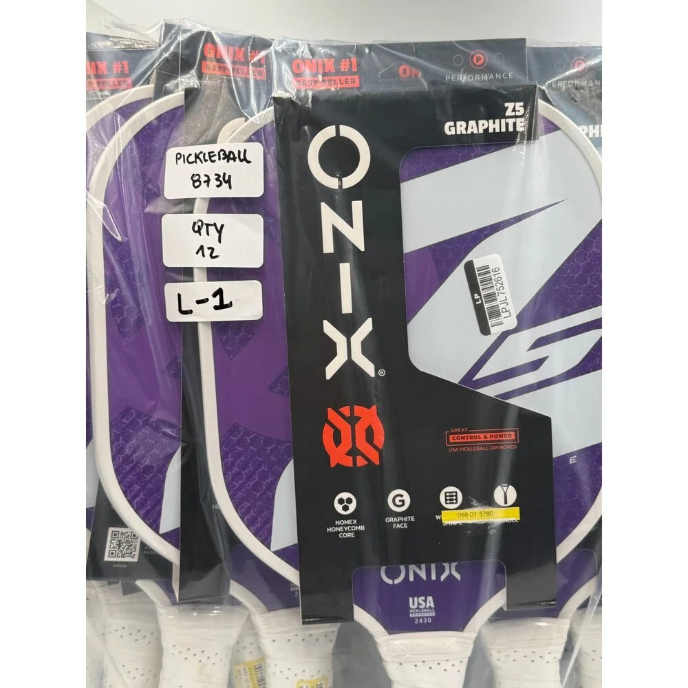 New ONIX MOD Z5 Graphite Pickleball Paddle Carbon Fiber Honeycomb Core Purple